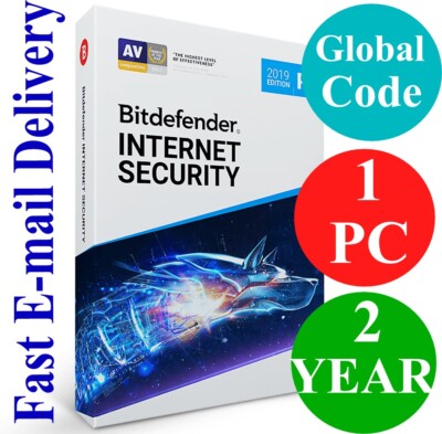 Bitdefender Internet Security 1 PC / 2 Year US & CA