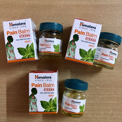 3 pack X Himalaya PAIN BALM MINT Fast Relief from Headaches Pain 10 GM FREE SHIP