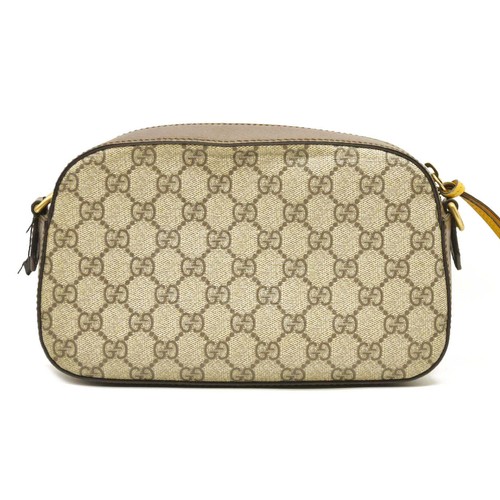 Gucci GG Supreme Monogram Web Neo Vintage Shoulder Bag Beige New Acero Crop - Picture 2 of 21