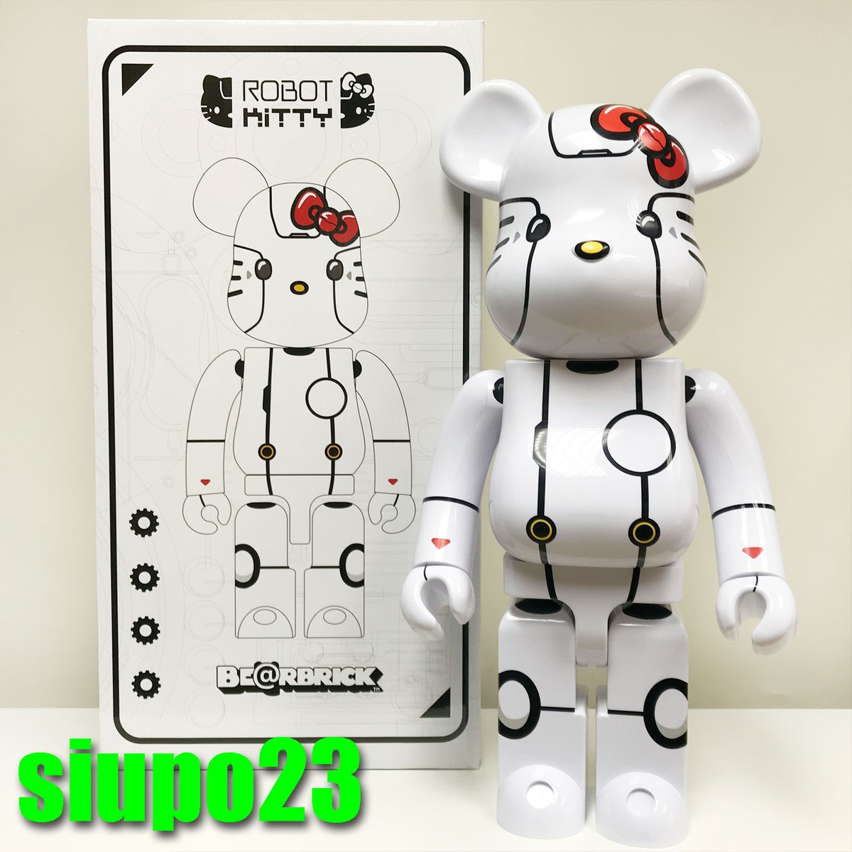 Medicom 1000% Bearbrck ~ Action City Hello Kitty Robot Kitty