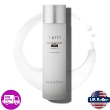 TIRTIR Milk Skin Rice Toner Light | Instant Hydration with 4% Niacinamide, 5floz
