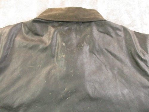 FILSON Cover Cloth Mile Marker Coat Men XL Brown Waxed Cotton Moleskin Collar - Picture 14 of 23