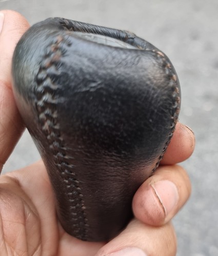 rare Genuine JDM Toyota 5-speed manual leather Black shift knob Ae86 Ep82 EP91 - Picture 16 of 22