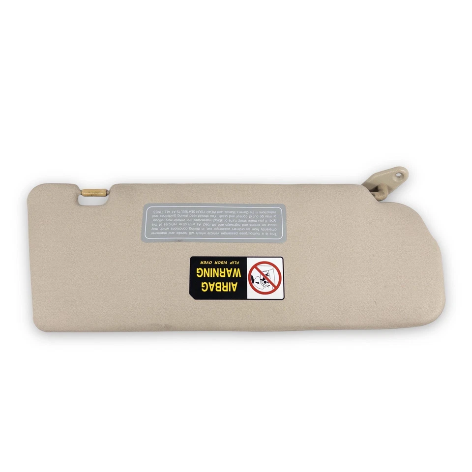 1997-1999 Mitsubishi Montero Sport Driver Left Side Sun Visor Tan - Image 3 of 4