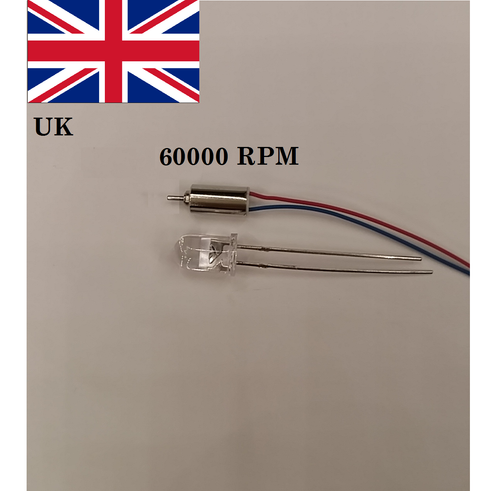 High quality 3.7V DC 60000RPM 4x8mm wired micro coreless motor - Picture 2 of 5