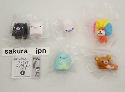 San-X All Stars Figure Collection Vol.1 All 5 Types Capsule Toy Gacha Gashapon