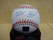 DAVID KRYNZEL  MILWAUKEE BREWERS TOPPS HOLOGRAM SIGNED M.L. BASEBALL W/COA