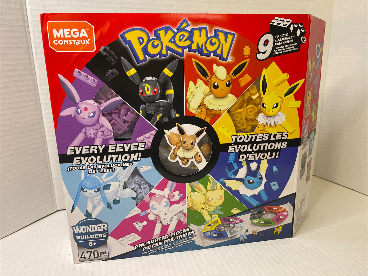 Mega Construx Pokemon Every Eevee Evolution Pack