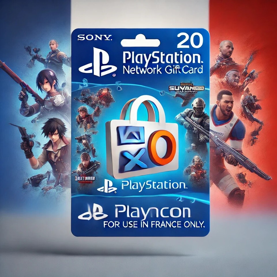 PlayStation Network Gift Card 20 EUR FR PSN Key PS4 PS5 France eBay