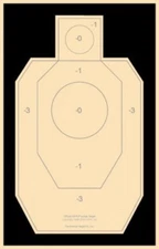 Official IDPA Practice Targets [22.5" x 34.5"] (50 targets)