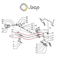 Kabel Steuerung Beschleuniger Lancia Thema la bcp FüR 82437900