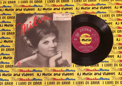 LP 45 7''MILVA Il mare nel cassetto Io amo tu ami 1961 italy CETRA SP 977