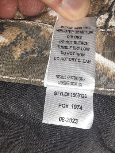 Realtree Edge Youth XL Hunting Camo Camouflage Pants Microban S3 TECH. - Picture 6 of 6