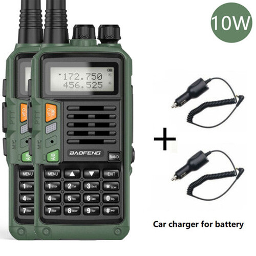 BAOFENG VHF/UHF TRI-BAND WALKIE TALKIE TWO WAY RADIO FM HAM LONG RANGE RADIO 10W - Bild 40 von 50