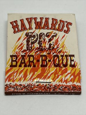 Matchbook Hayward's Pit Bar-B-Que Overland Park Kansas