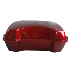 Ember Red Sunglo Chopped Tour Pack Pak Trunk For Harley Tour Pak Touring 93-2013