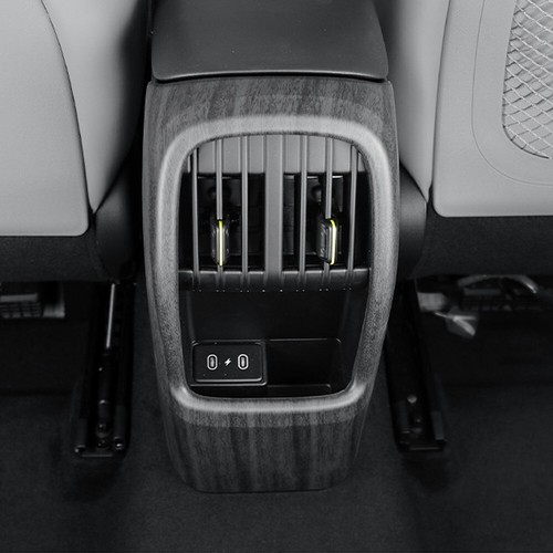 For Hyundai Kona 2024 2025 Matte Wood Grain Rear AC Air Vent Outlet Cover Trim - Picture 5 of 7
