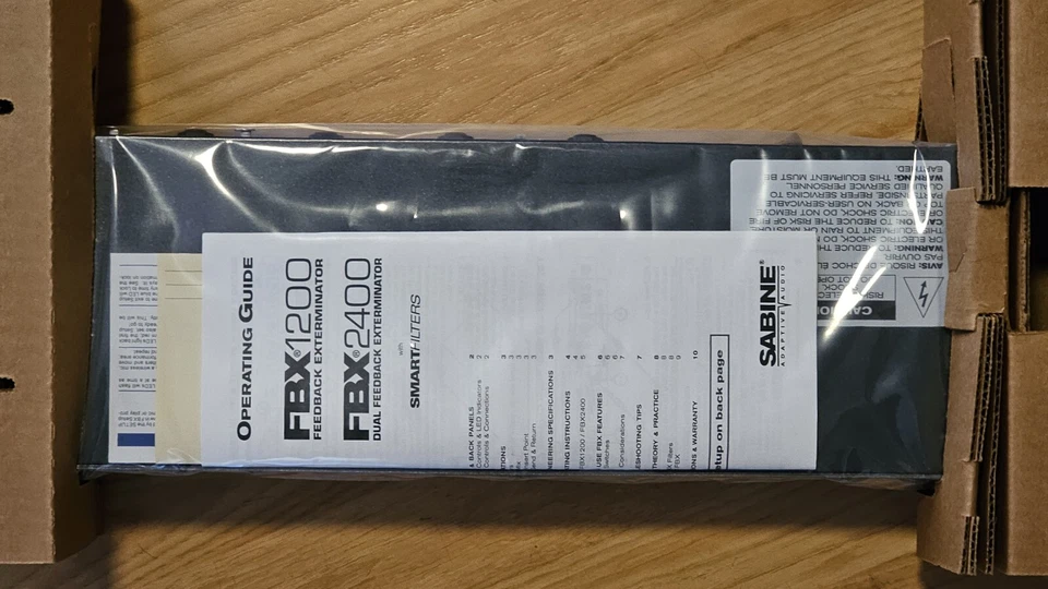 NEW SABINE DUAL CHANNEL FEEDBACK EXTERMINATOR FBX2400 - Image 3 of 4