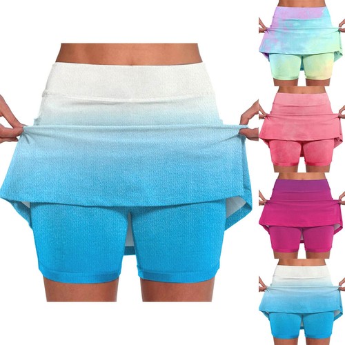 Women's Tennis Skirts with Shorts Athletic Golf Skorts with Pockets High Waisted