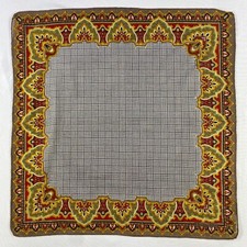 Vintage Christian Dior Handkerchief Pocket Square Bandana Neckerchief