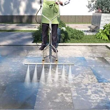 Surface Cleaner Water Broom Pressure Washer with 7 Nozzle 3/8''Interface 5000PSI