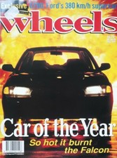 WHEELS Car Magazine Jan 1995 * CAR OF THE YEAR - So hot it burnt the Falcon *