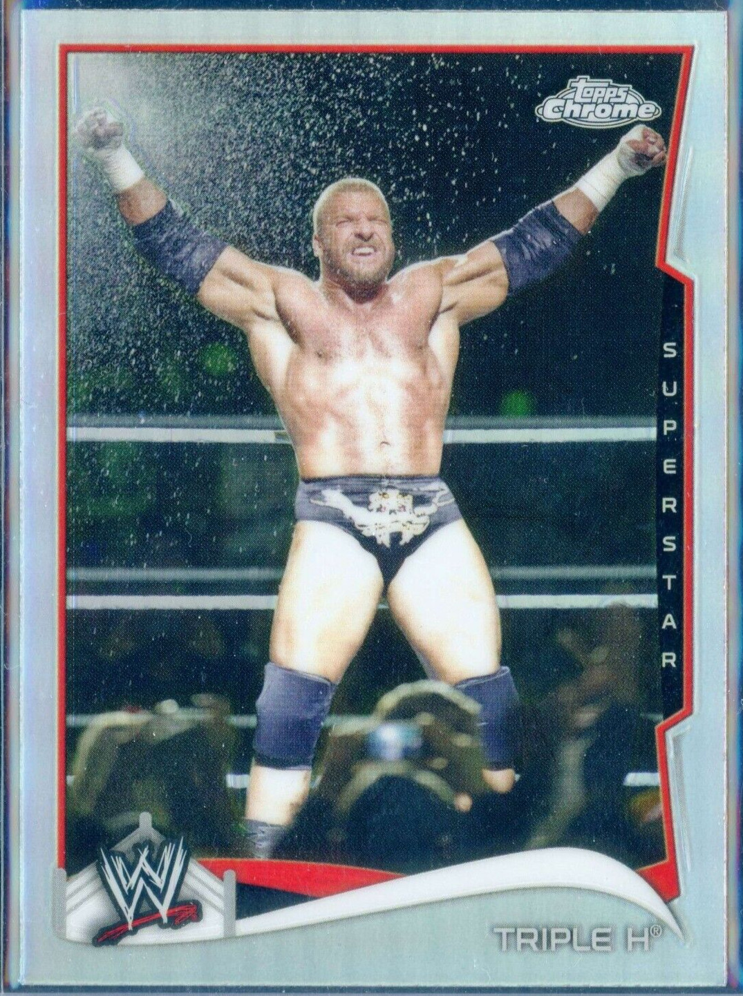 2014 Topps Chrome WWE Triple H Refractor #51