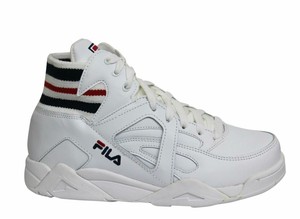 Fila Cage Gore TC Mid Womens Trainers Chunky Lace Up White Leather 1010295 150 | eBay