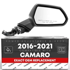 Chevrolet Camaro Passenger Side Mirror Replacement - Powered Adjustment, Non-...