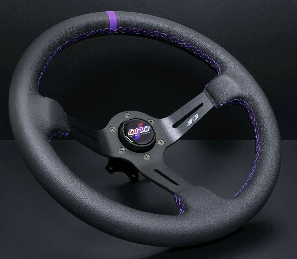 DND Performance Interior Race パンチングレザー パープルステッチ 