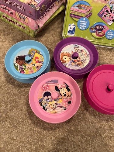 Disney Junior Playing Cards Super Set 3 Jumbo Decks Of Playing Cards - Picture 5 of 10