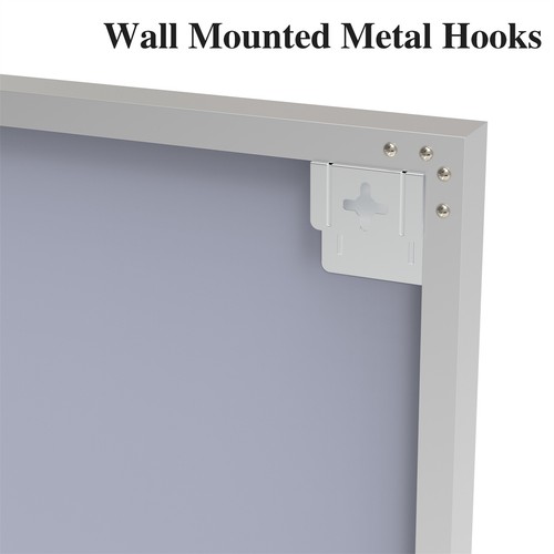 60"x40" Oversized Bathroom Vanity Mirror Large Wall Mirrors with Aluminum Frame - Picture 10 of 10