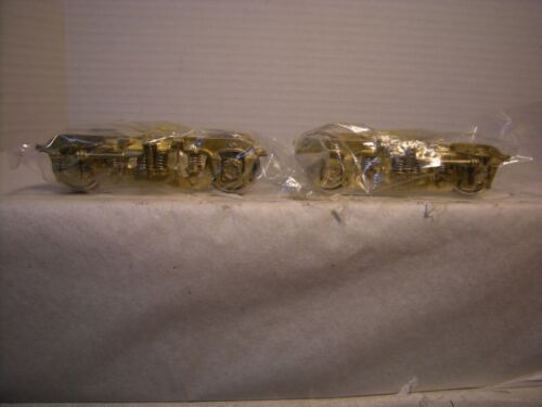 Pair of Sunset O scale Brass 2 Rail Passenger Car Trucks