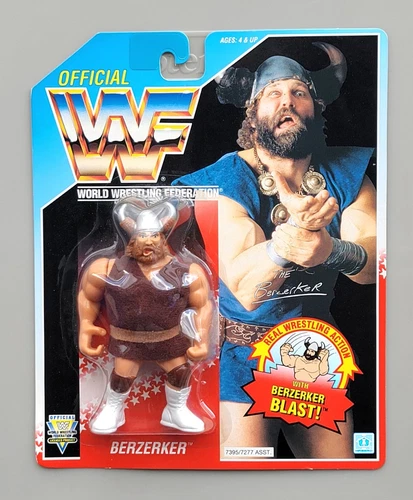 wwf ljn hasbro wrestling superstars series 6 berzerker wrestling figure
