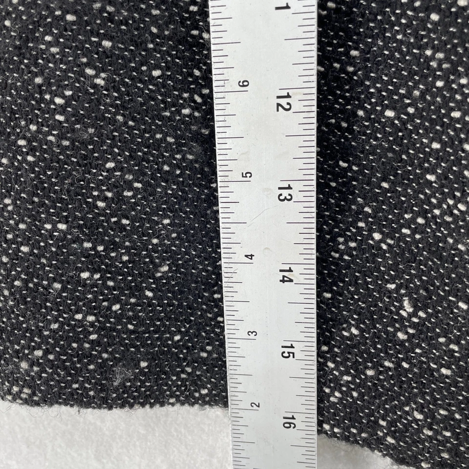 Falda Broadway & Broome Para Mujer 4 Negra Tweed Plisada Forrada Recta Minifalda Foto 4 de 4