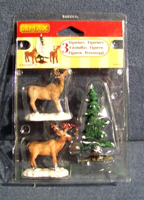 Lemax - Mr. and Mrs. Moose - General Products - 32725 - Set of 3 - Figurine NOC