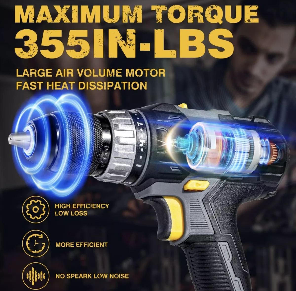 High power cordless sale drill