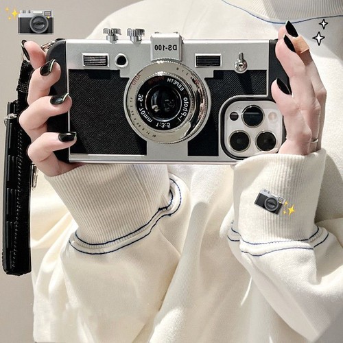 Cover Shockproof Camera Phone Case Strap For iPhone 16 15 14 Pro Max 13 12 11 - Picture 4 of 18