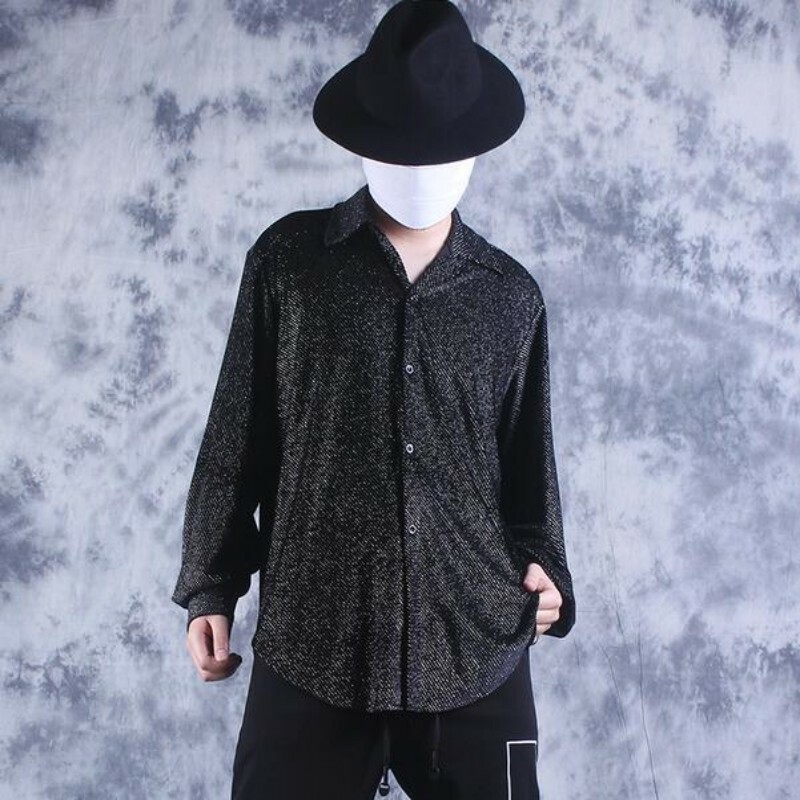 Resorte De Hombre Casual Manga Larga azulsas abotonadura simple Suelto Sólido Punk Camisas Talla Resorte De Hombre Casual Manga Larga azulsas abotonadura simple Suelto Sólido Punk Camisas Talla ¡envío gratis!