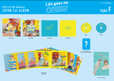 ONEW Life goes on CD・LIVEグッズ New SHINee ONEW Life goes on Limited Edition 2 CD Trading