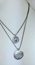 Silpada Seattle Skies Two-Strand Popcorn Chain Necklace N1823