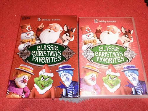 Christmas DVD 10 Holiday Favorites Grinch Santa Claus Frosty Rudolph
