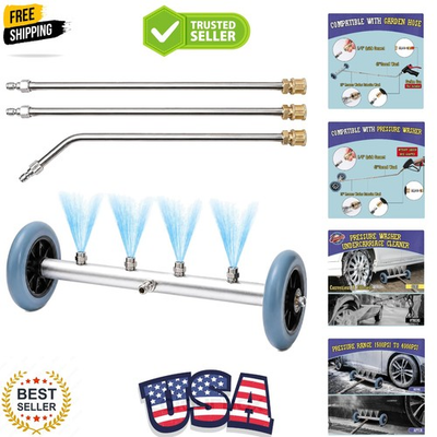 #ad #ad 16 Inch Undercarriage Pressure Washer Attachment Pressure Washer Undercarria... $46.39
