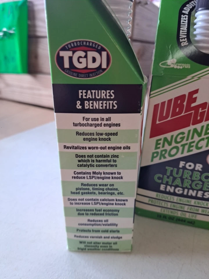 2 motores turboalimentados protectores de aceite de motor Lubegard reducen el desgaste y los golpes Foto 3 de 4