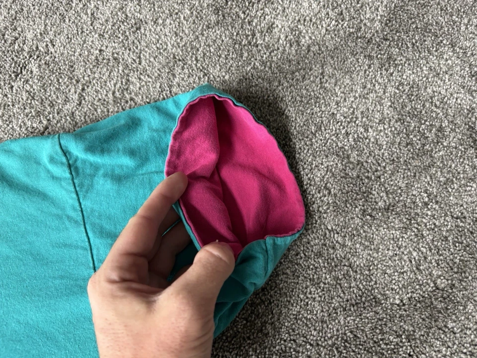 Camisa De Colección Cheers Boston Para Hombres Mediana Verde Azulado Rosa Años 80 EE. UU. Show Promo Camiseta Foto 4 de 4