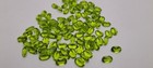 100 Pieces Peridot Green Color 6x4mm Oval Synthetic Stones CZ Cubic Zirconia — photo 3