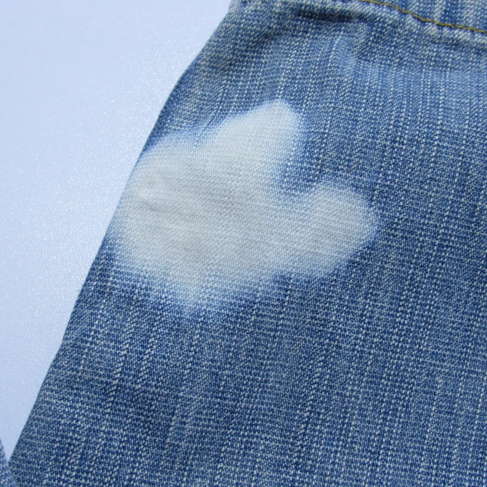 Pantalones de mezclilla Makaveli para hombre azul calce relajado pierna recta cintura 36/pierna 34 SKU Y18905 Foto 3 de 4