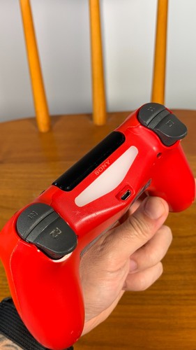 PS4 Controller Official Red Dualshock 4 Sony CUH-ZCT2U Spares Repairs Untested - Picture 10 of 12