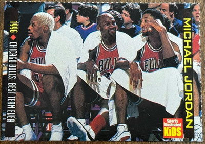 1999 Sports Illustrated for Kids Michael Jordan 1996 Bulls Best Team Ever #783