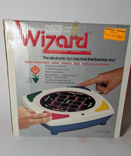Vintage VTECH Wizard Game Educational Electronics 1984 WORKING w/Box and Manual